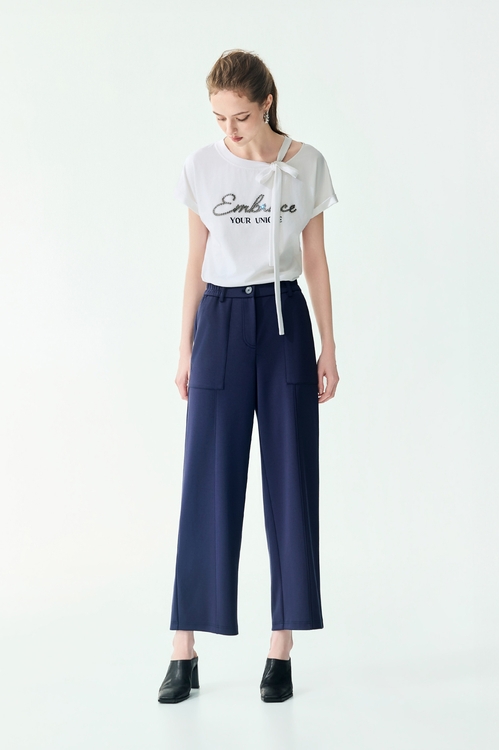 Straight Cut Casual Pants,Culottes,Culottes
