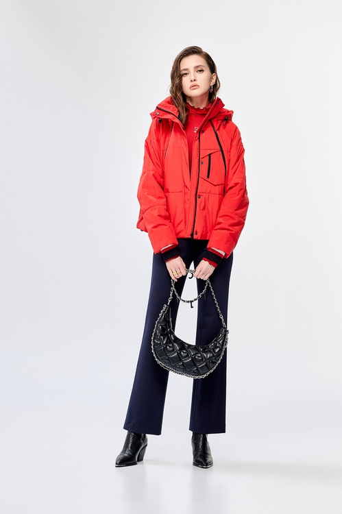 Patch Pockets Basic Pants,Bell-bottoms,Bell-bottoms,Bell-bottoms