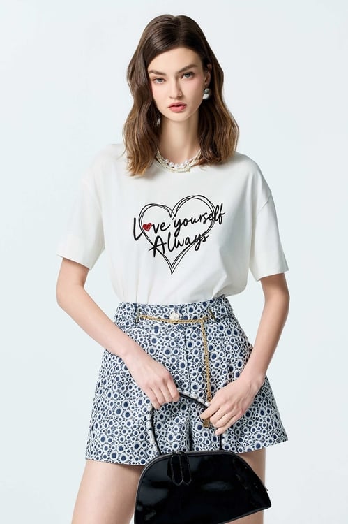 Front Slogan Drop Shoulder Tee,,Front Slogan Drop Shoulder Tee,T-shirts,Tops,Embroidered,Season (SS) Look,White tops,T-shirts,Tops,Embroidered,Season (SS) Look,White tops,T-shirts,Tops,Embroidered,Season (SS) Look,White tops,T-shirts,Tops,Embroidered,Season (SS) Look,Tops,Embroidered,Season (SS) Look,White tops,black tops