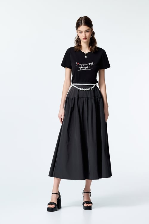 Front Slogan Basic Tee,,Front Slogan Basic Tee,T-shirts,Tops,Embroidered,Season (SS) Look,White tops,T-shirts,Tops,Embroidered,Season (SS) Look,White tops,T-shirts,Tops,Embroidered,Season (SS) Look,White tops