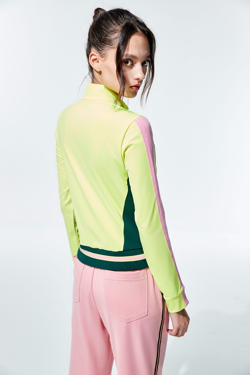 Colour Block Breathable Jacket,Long sleeve outerwear