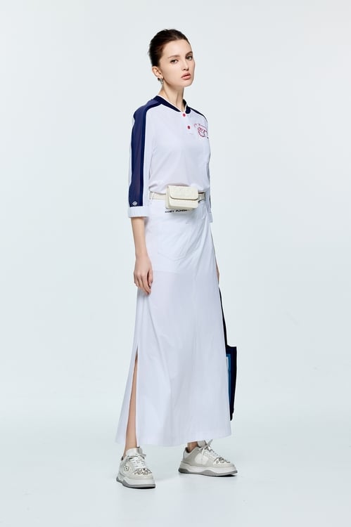 Collagen Maxi Skirt,COZY PUNCH