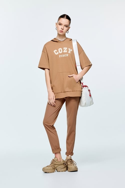 Caramel Slim Fit Pants,Skinny pants,Skinny pants