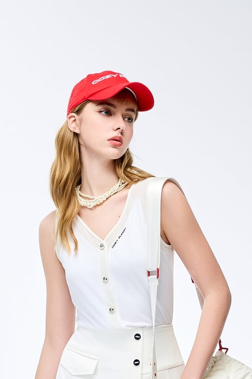 Mesh Trim Detail Moisture Wicking Collagen Tank Top,Casual