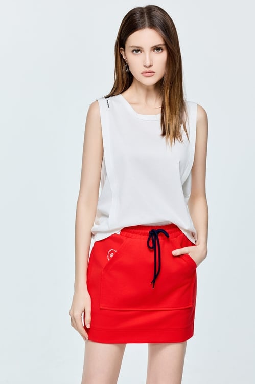 White Performance Fabric Vest,COZY PUNCH