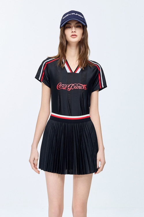 Jacquard Mesh T-shirt,Mesh fabric