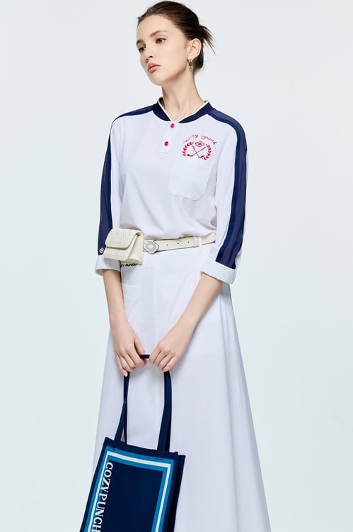 Collagen Contrast Colour Top,COZY PUNCH