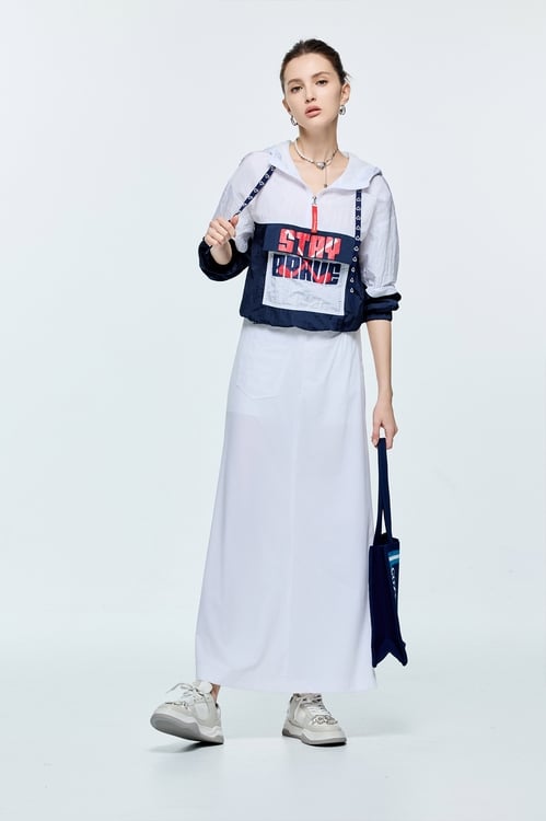 Colour Block Slogan Hoodie Top,COZY PUNCH