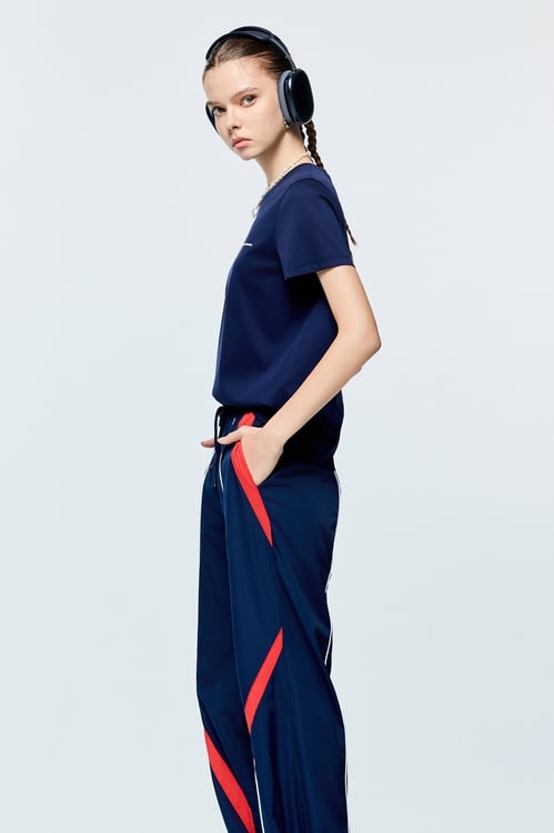 Navy Performance Short Sleeve Tee,COZY PUNCH