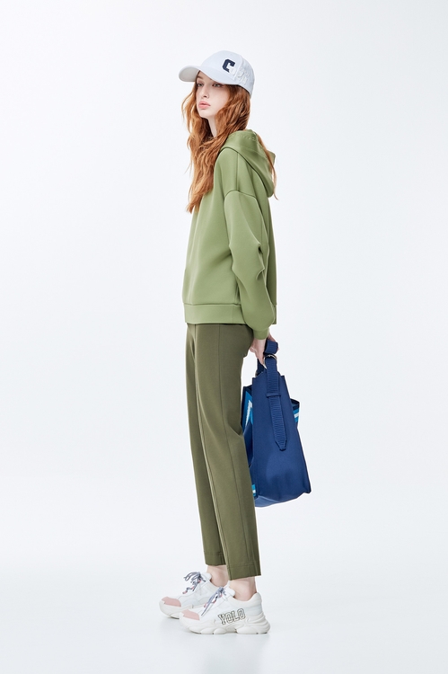 Digital lime green hoodie,Hoodie tops