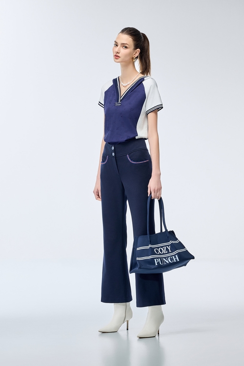 Hooded Floral Slim Fit Sports Top,V-Neck T shirts