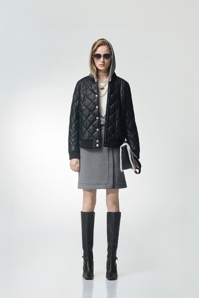 Front Panel Grey Skirt