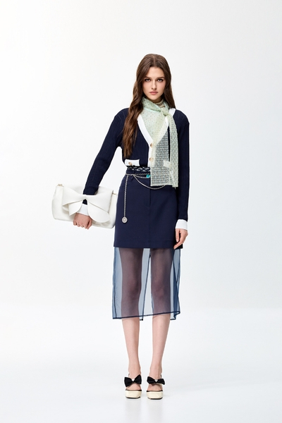 Two Piece Navy Skirt