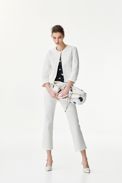 White Boot Leg Jeans