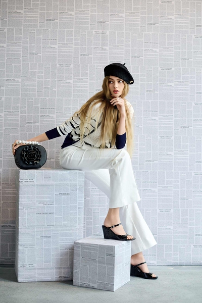 Overlap Belt Loop Boot Leg Pants