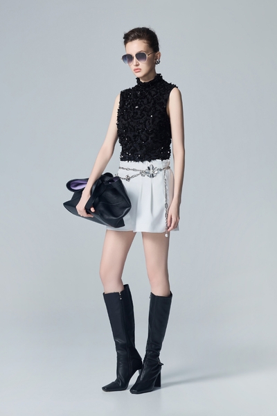 Classic Front Pleat Shorts