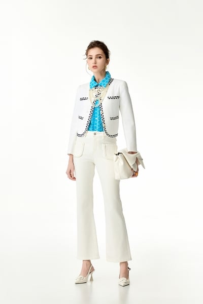 Braided Detail Jeans