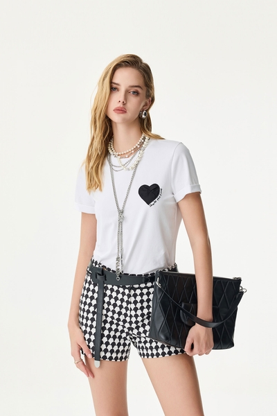 Folded Heart Logo Short Sleeve Tee