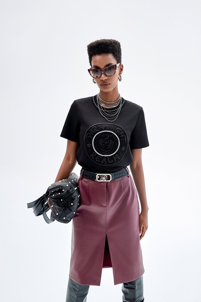 Front Embroidered Logo Short Sleeve Tee