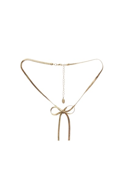 Front Bow Detail Necklace