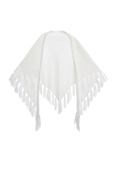 Tassels Textured Shawl