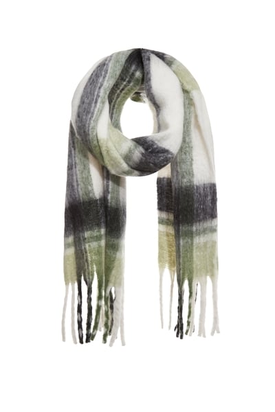 Warm Checkered Winter Scarf