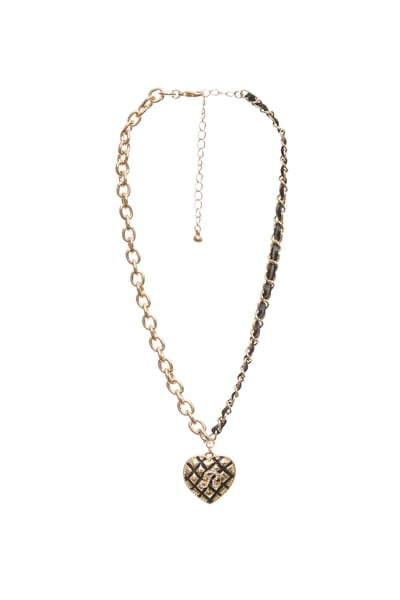Asymmetric Heart Pendant Necklace