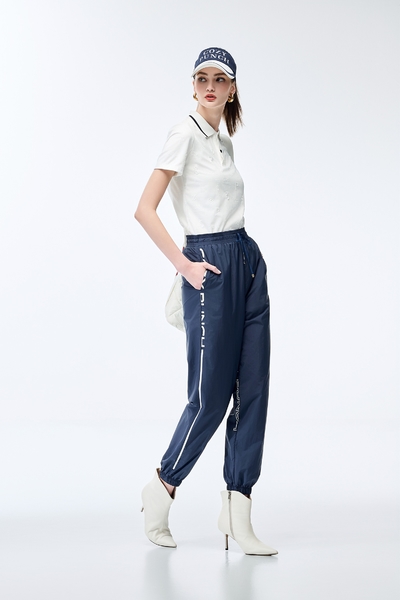 Ocean Cave Color Printed Casual Pants