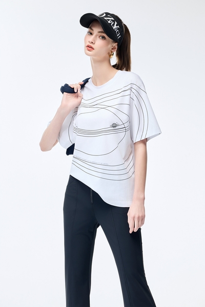 Planetary Graphic Print Tee